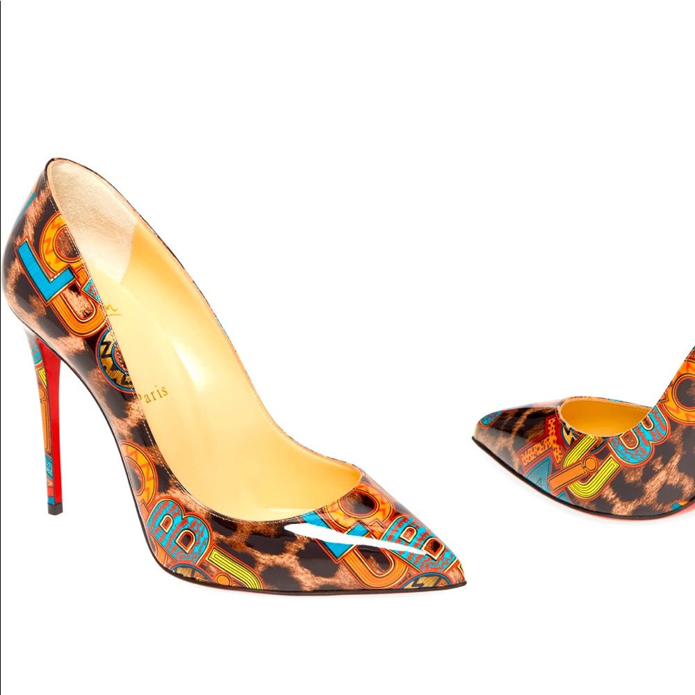 Leopard Christian Louboutins size 39.5.